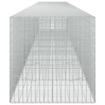 vidaXL Gabión s drôtom 3,5 mm a sieťou 5x10 cm 800x100x100 cm – Obrázok 4