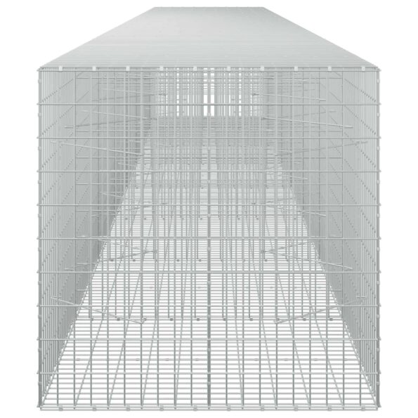 vidaXL Gabión s drôtom 3,5 mm a sieťou 5x10 cm 800x100x100 cm – Obrázok 4