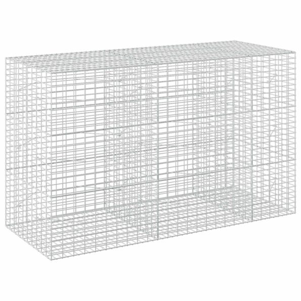 vidaXL Gabión s drôtom 3,5 mm a sieťou 5x10 cm 250x100x150 cm – Obrázok 2