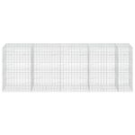 vidaXL Gabión s drôtom 3,5 mm a sieťou 5x10 cm 450x100x150 cm – Obrázok 3