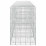 vidaXL Gabión s drôtom 3,5 mm a sieťou 5x10 cm 450x100x150 cm – Obrázok 4