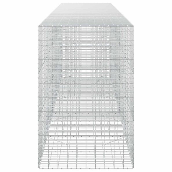 vidaXL Gabión s drôtom 3,5 mm a sieťou 5x10 cm 450x100x150 cm – Obrázok 4
