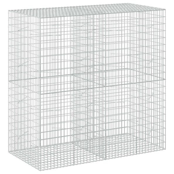 vidaXL Gabión s drôtom 3,5 mm a sieťou 5x10 cm 200x100x200 cm – Obrázok 2