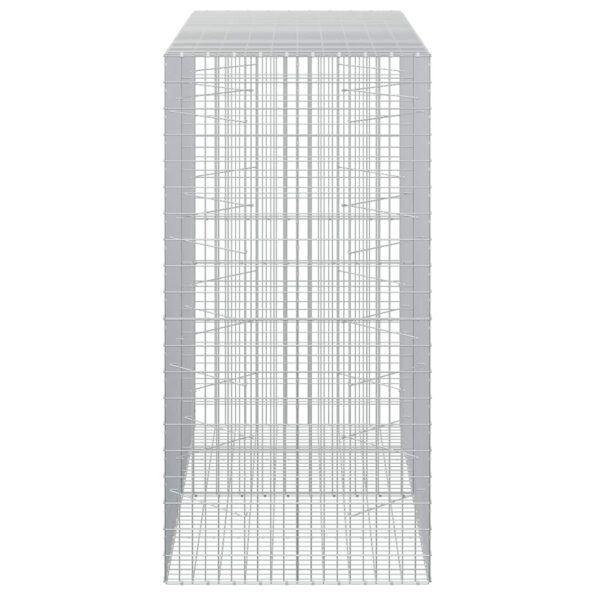 vidaXL Gabión s drôtom 3,5 mm a sieťou 5x10 cm 200x100x200 cm – Obrázok 4