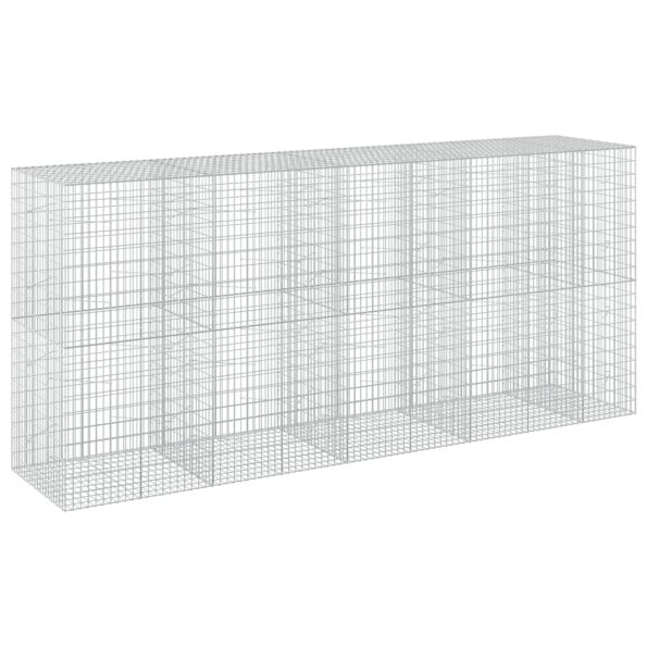 vidaXL Gabión s drôtom 3,5 mm a sieťou 5x10 cm 450x100x200 cm – Obrázok 2