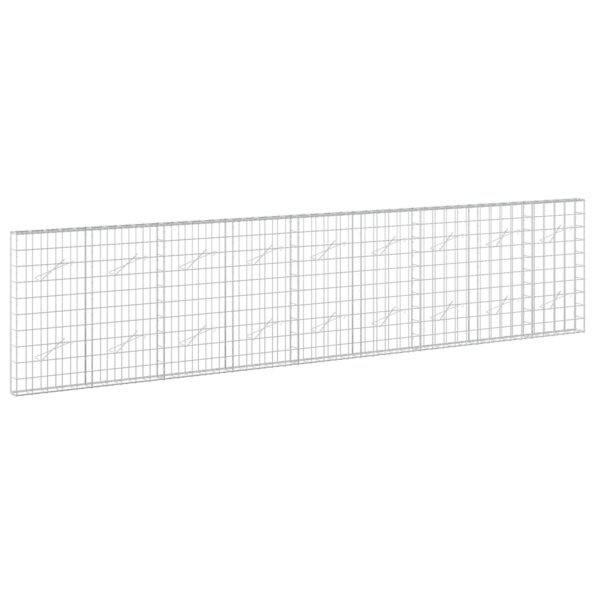 vidaXL Gabión s drôtom 3,5 mm a sieťou 10x10 cm 450x10x100 cm – Obrázok 2