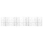 vidaXL Gabión s drôtom 3,5 mm a sieťou 10x10 cm 450x10x100 cm – Obrázok 3