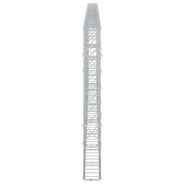 vidaXL Gabión s drôtom 3,5 mm a sieťou 10x10 cm 450x10x100 cm – Obrázok 4