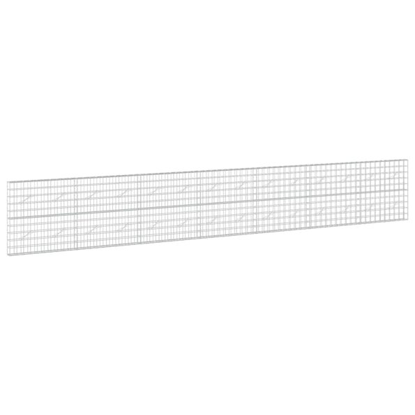 vidaXL Gabión s drôtom 3,5 mm a sieťou 10x10 cm 700x10x100 cm – Obrázok 2