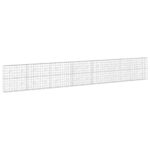 vidaXL Gabión s drôtom 3,5 mm a sieťou 10x10 cm 700x20x100 cm – Obrázok 2