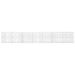 vidaXL Gabión s drôtom 3,5 mm a sieťou 10x10 cm 700x20x100 cm – Obrázok 3
