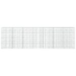 vidaXL Gabión s drôtom 3,5 mm a sieťou 10x10 cm 700x20x200 cm – Obrázok 3