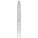 vidaXL Gabión s drôtom 3,5 mm a sieťou 10x10 cm 700x20x200 cm – Obrázok 4