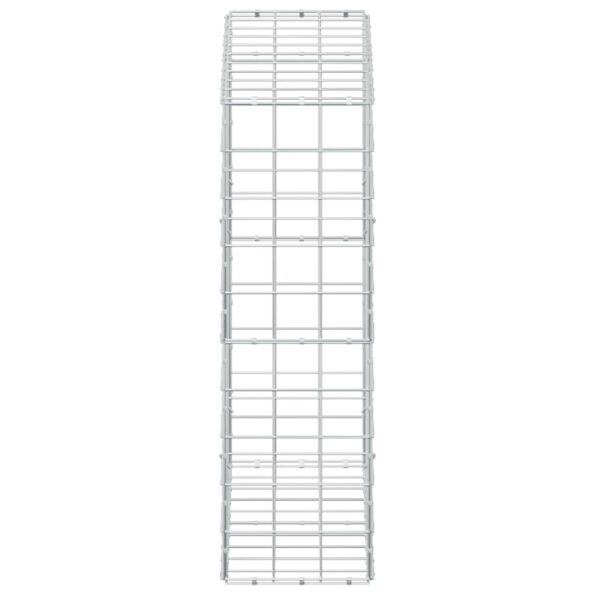 vidaXL Gabión s drôtom 3,5 mm a sieťou 10x10 cm 100x30x100 cm – Obrázok 4