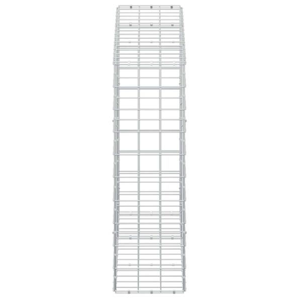 vidaXL Gabión s drôtom 3,5 mm a sieťou 10x10 cm 150x30x100 cm – Obrázok 4