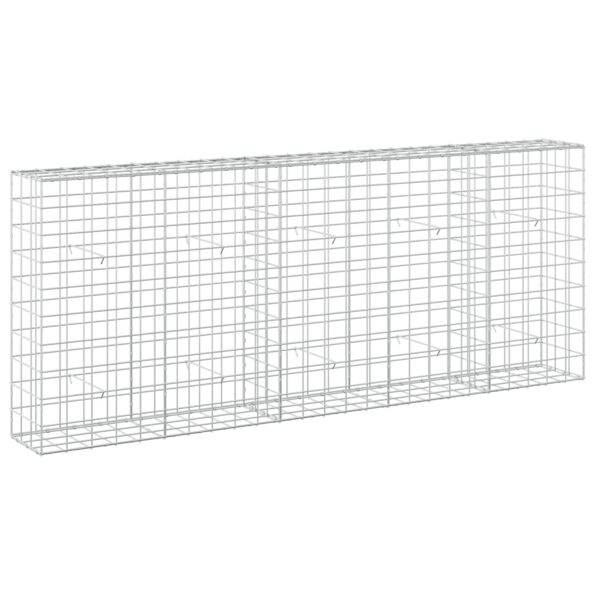 vidaXL Gabión s drôtom 3,5 mm a sieťou 10x10 cm 250x30x100 cm – Obrázok 2