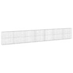 vidaXL Gabión s drôtom 3,5 mm a sieťou 10x10 cm 700x30x100 cm – Obrázok 2