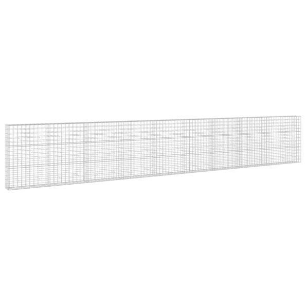 vidaXL Gabión s drôtom 3,5 mm a sieťou 10x10 cm 950x30x150 cm – Obrázok 2