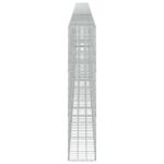 vidaXL Gabión s drôtom 3,5 mm a sieťou 10x10 cm 950x30x150 cm – Obrázok 4