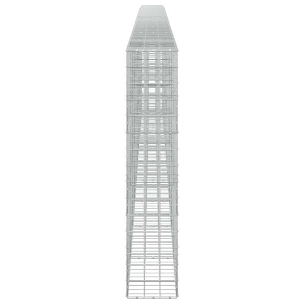 vidaXL Gabión s drôtom 3,5 mm a sieťou 10x10 cm 950x30x150 cm – Obrázok 4