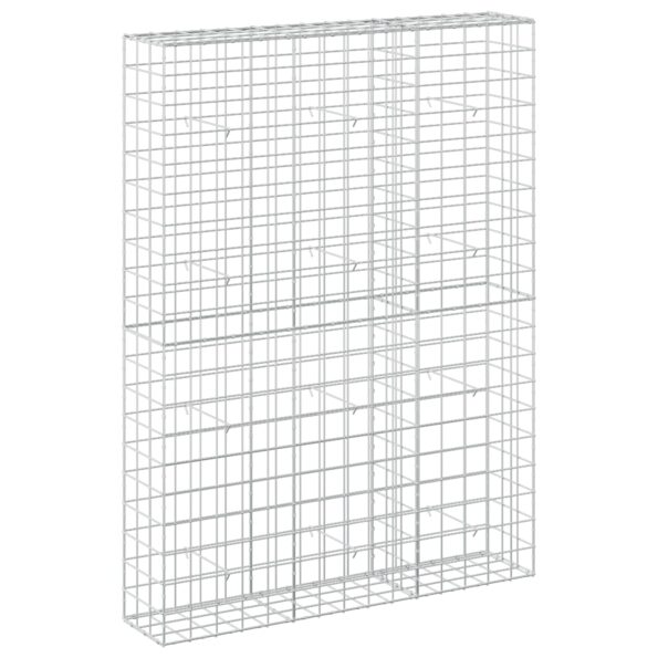 vidaXL Gabión s drôtom 3,5 mm a sieťou 10x10 cm 150x30x200 cm – Obrázok 2