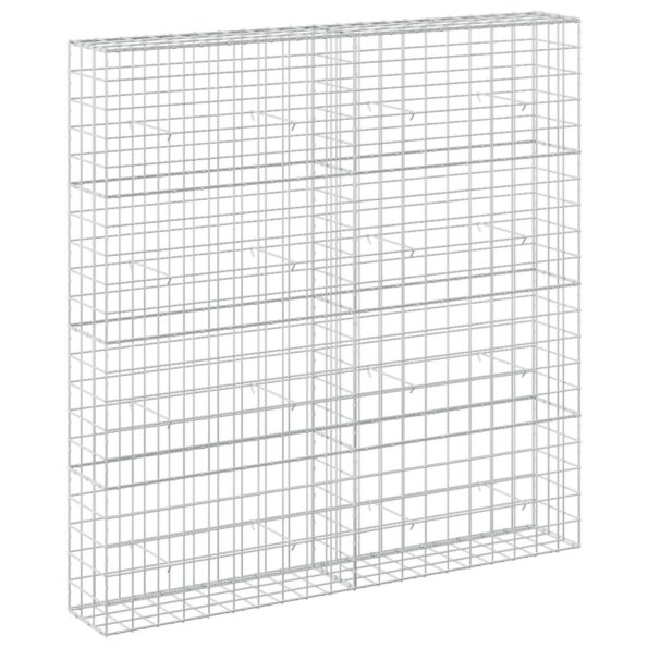 vidaXL Gabión s drôtom 3,5 mm a sieťou 10x10 cm 200x30x200 cm – Obrázok 2