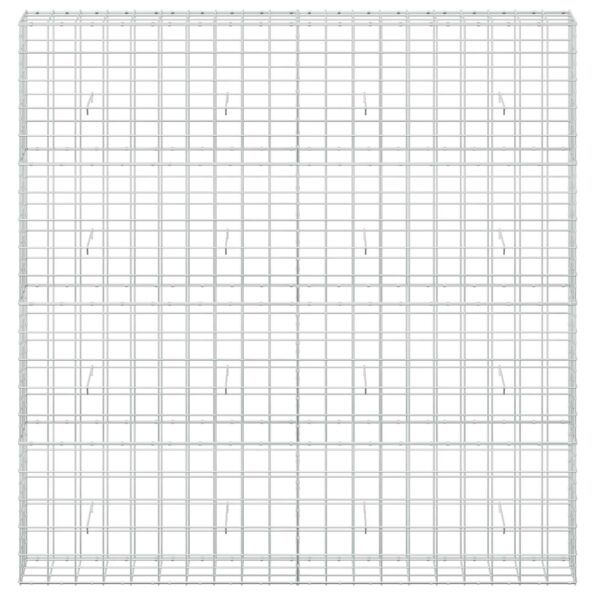 vidaXL Gabión s drôtom 3,5 mm a sieťou 10x10 cm 200x30x200 cm – Obrázok 3