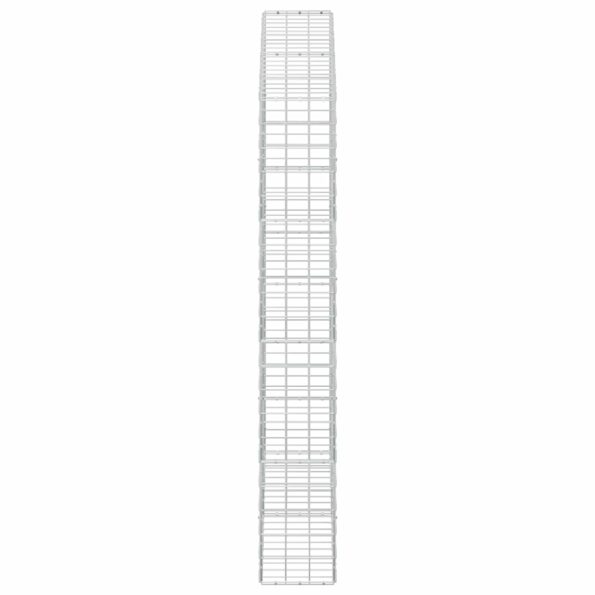 vidaXL Gabión s drôtom 3,5 mm a sieťou 10x10 cm 200x30x200 cm – Obrázok 4