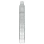 vidaXL Gabión s drôtom 3,5 mm a sieťou 10x10 cm 1100x30x200 cm – Obrázok 4