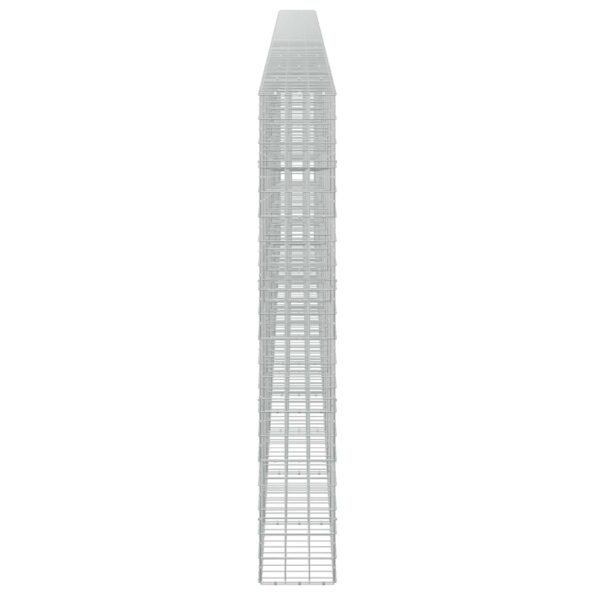 vidaXL Gabión s drôtom 3,5 mm a sieťou 10x10 cm 1100x30x200 cm – Obrázok 4
