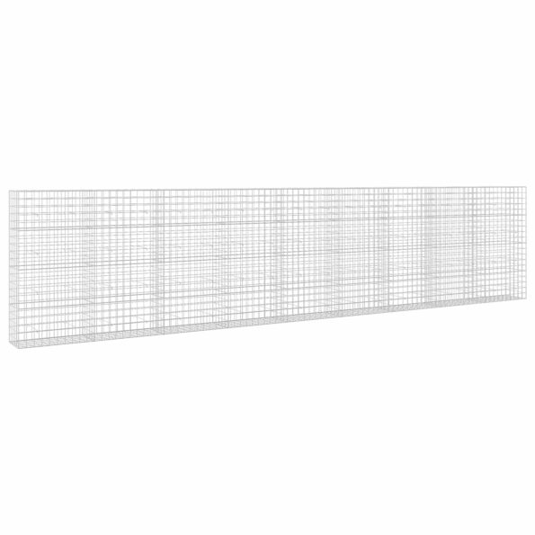 vidaXL Gabión s drôtom 3,5 mm a sieťou 10x10 cm 900x50x200 cm – Obrázok 2