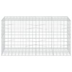 vidaXL Gabión s drôtom 3,5 mm a sieťou 10x10 cm 200x100x100 cm – Obrázok 3