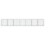 vidaXL Gabión s drôtom 3,5 mm a sieťou 10x10 cm 700x100x100 cm – Obrázok 3