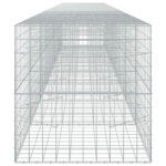 vidaXL Gabión s drôtom 3,5 mm a sieťou 10x10 cm 800x100x100 cm – Obrázok 4