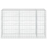 vidaXL Gabión s drôtom 3,5 mm a sieťou 10x10 cm 250x100x150 cm – Obrázok 3