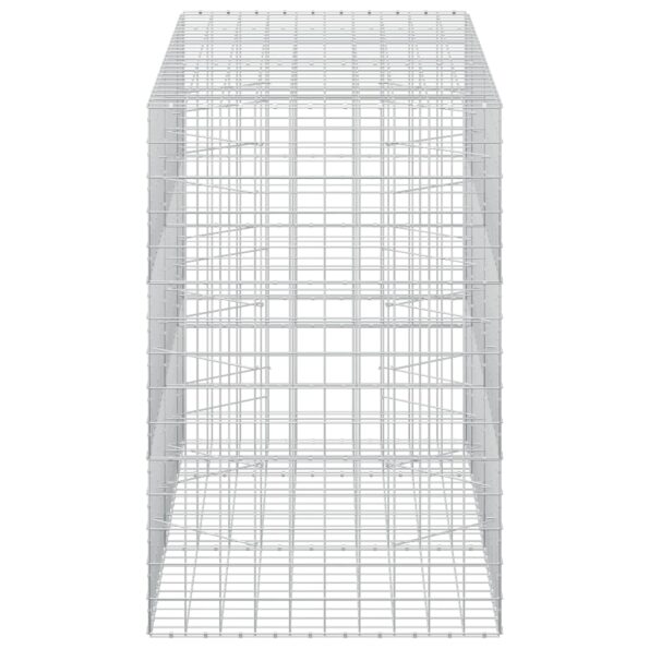 vidaXL Gabión s drôtom 3,5 mm a sieťou 10x10 cm 250x100x150 cm – Obrázok 4