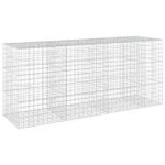 vidaXL Gabión s drôtom 3,5 mm a sieťou 10x10 cm 350x100x150 cm – Obrázok 2