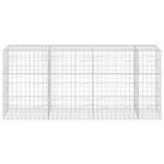 vidaXL Gabión s drôtom 3,5 mm a sieťou 10x10 cm 350x100x150 cm – Obrázok 3