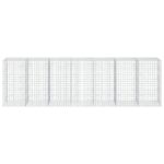 vidaXL Gabión s drôtom 3,5 mm a sieťou 10x10 cm 700x100x200 cm – Obrázok 3