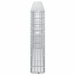vidaXL Gabión s drôtom 5 mm a sieťou 5x2,5 cm 200x10x50 cm – Obrázok 4