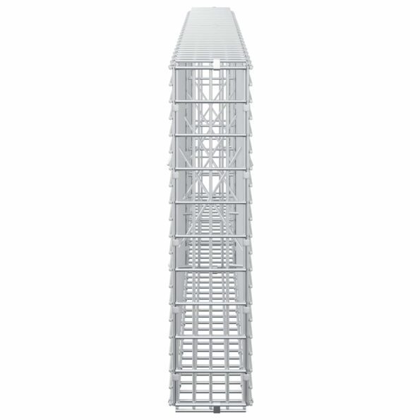 vidaXL Gabión s drôtom 5 mm a sieťou 5x2,5 cm 200x10x50 cm – Obrázok 4