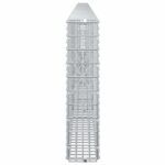 vidaXL Gabión s drôtom 5 mm a sieťou 5x2,5 cm 450x10x50 cm – Obrázok 4