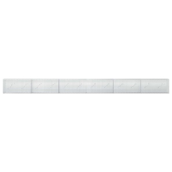 vidaXL Gabión s drôtom 5 mm a sieťou 5x2,5 cm 600x10x50 cm – Obrázok 3