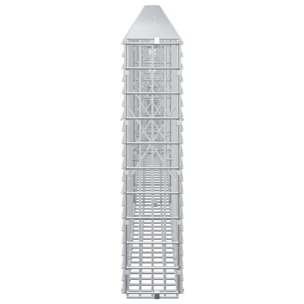 vidaXL Gabión s drôtom 5 mm a sieťou 5x2,5 cm 600x10x50 cm – Obrázok 4