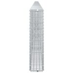 vidaXL Gabión s drôtom 5 mm a sieťou 5x2,5 cm 700x10x50 cm – Obrázok 4