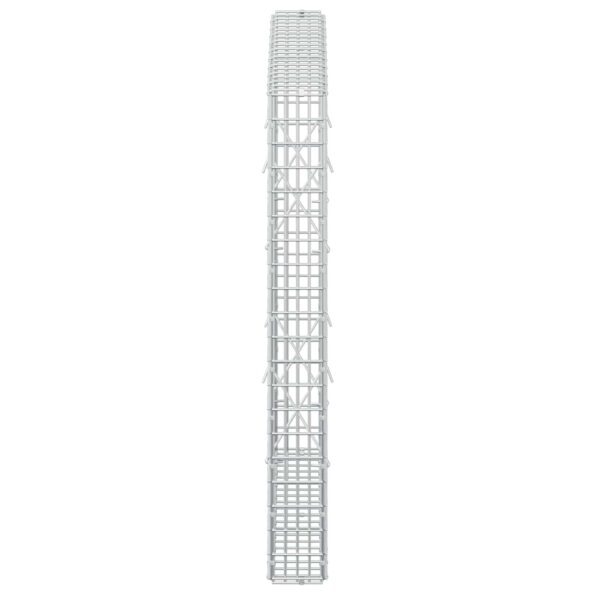vidaXL Gabión s drôtom 5 mm a sieťou 5x2,5 cm 100x10x100 cm – Obrázok 4