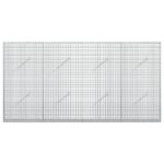 vidaXL Gabión s drôtom 5 mm a sieťou 5x2,5 cm 200x10x100 cm – Obrázok 3