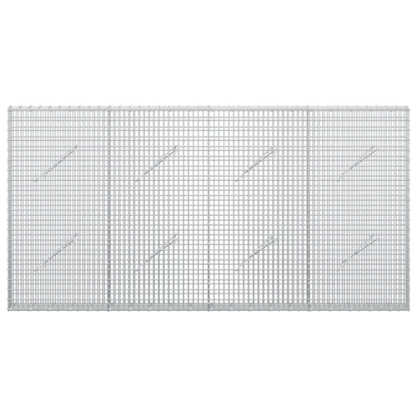 vidaXL Gabión s drôtom 5 mm a sieťou 5x2,5 cm 200x10x100 cm – Obrázok 3