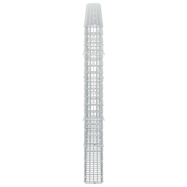 vidaXL Gabión s drôtom 5 mm a sieťou 5x2,5 cm 200x10x100 cm – Obrázok 4