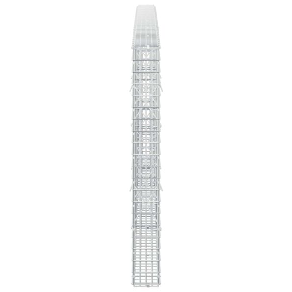 vidaXL Gabión s drôtom 5 mm a sieťou 5x2,5 cm 300x10x100 cm – Obrázok 4